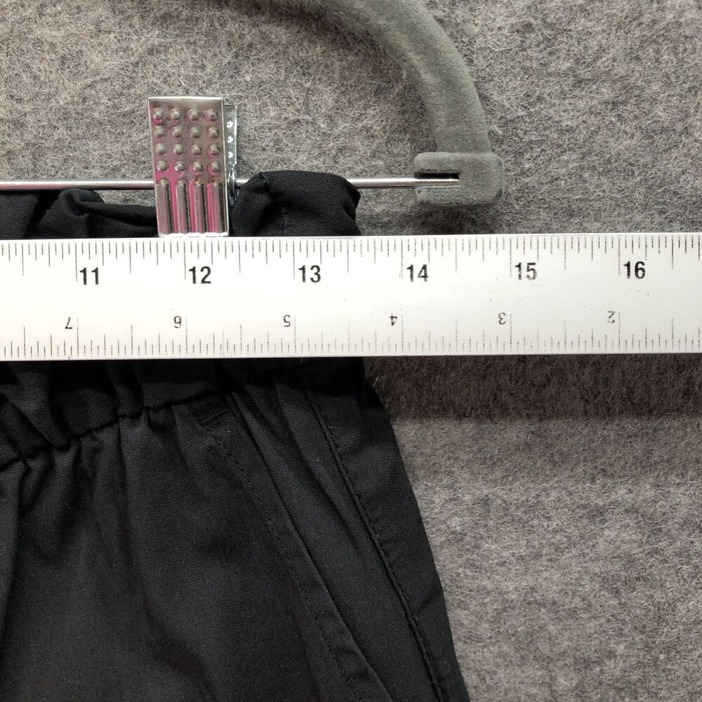 Gap Off Duty Khaki Pants Womens XS Black Relaxed Easy Pull On High Rise - Picture 5 of 9
